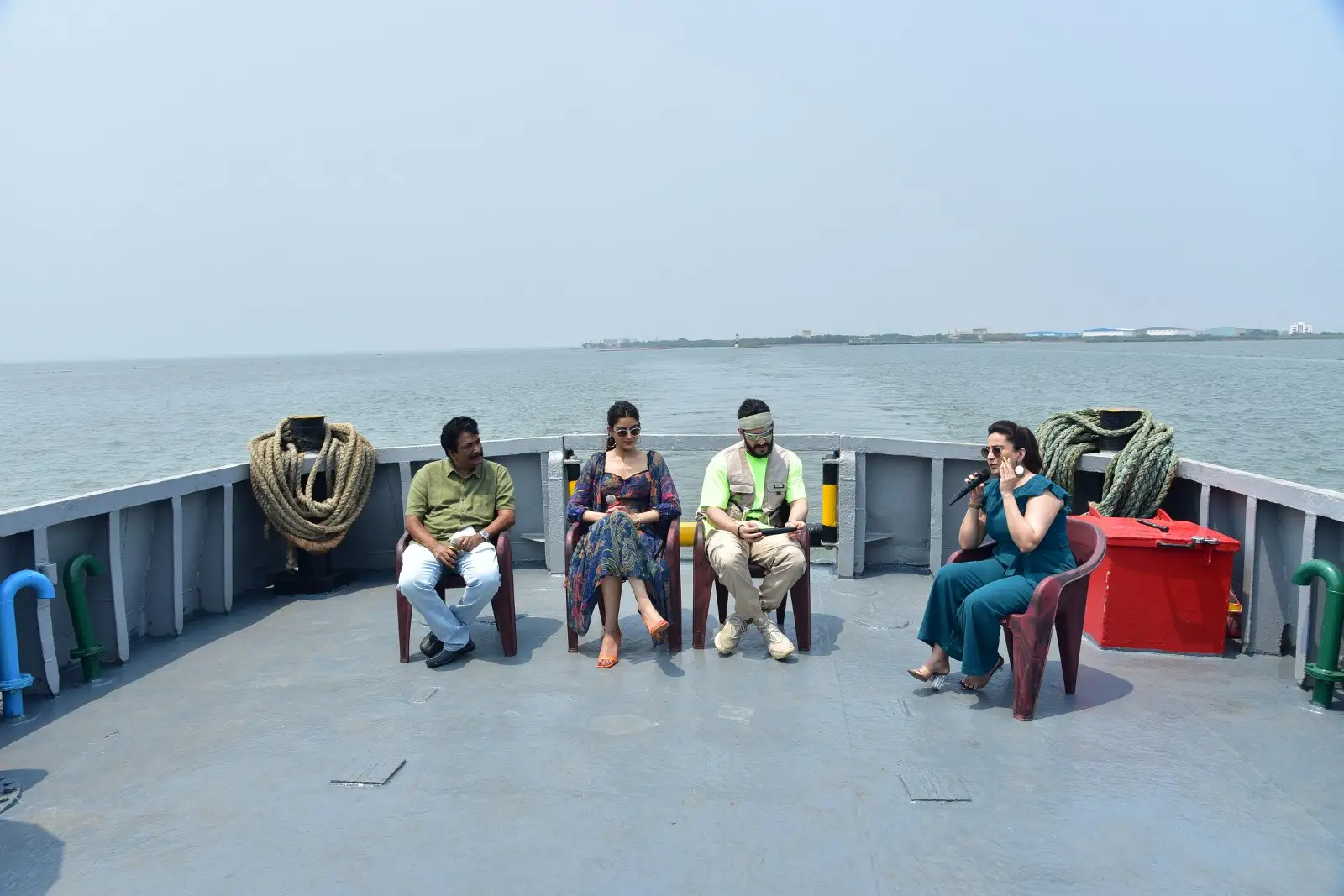 Agent Movie Team Special Interview at Kakinada port