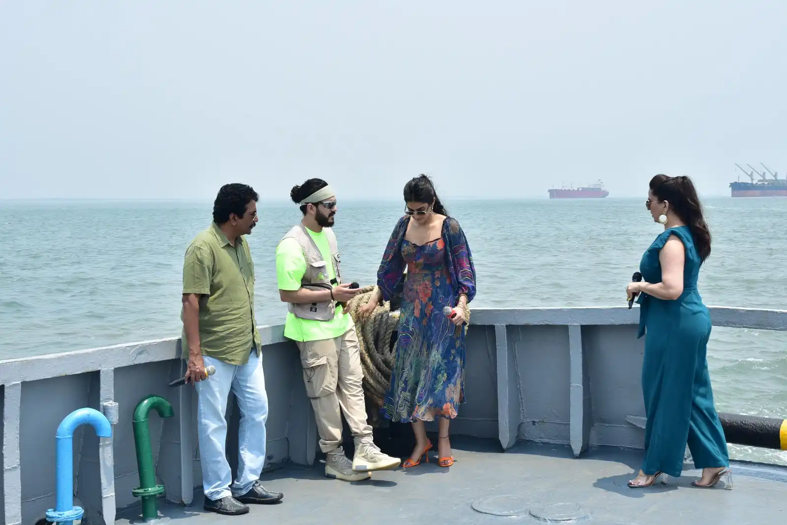 Agent Movie Team Special Interview at Kakinada port