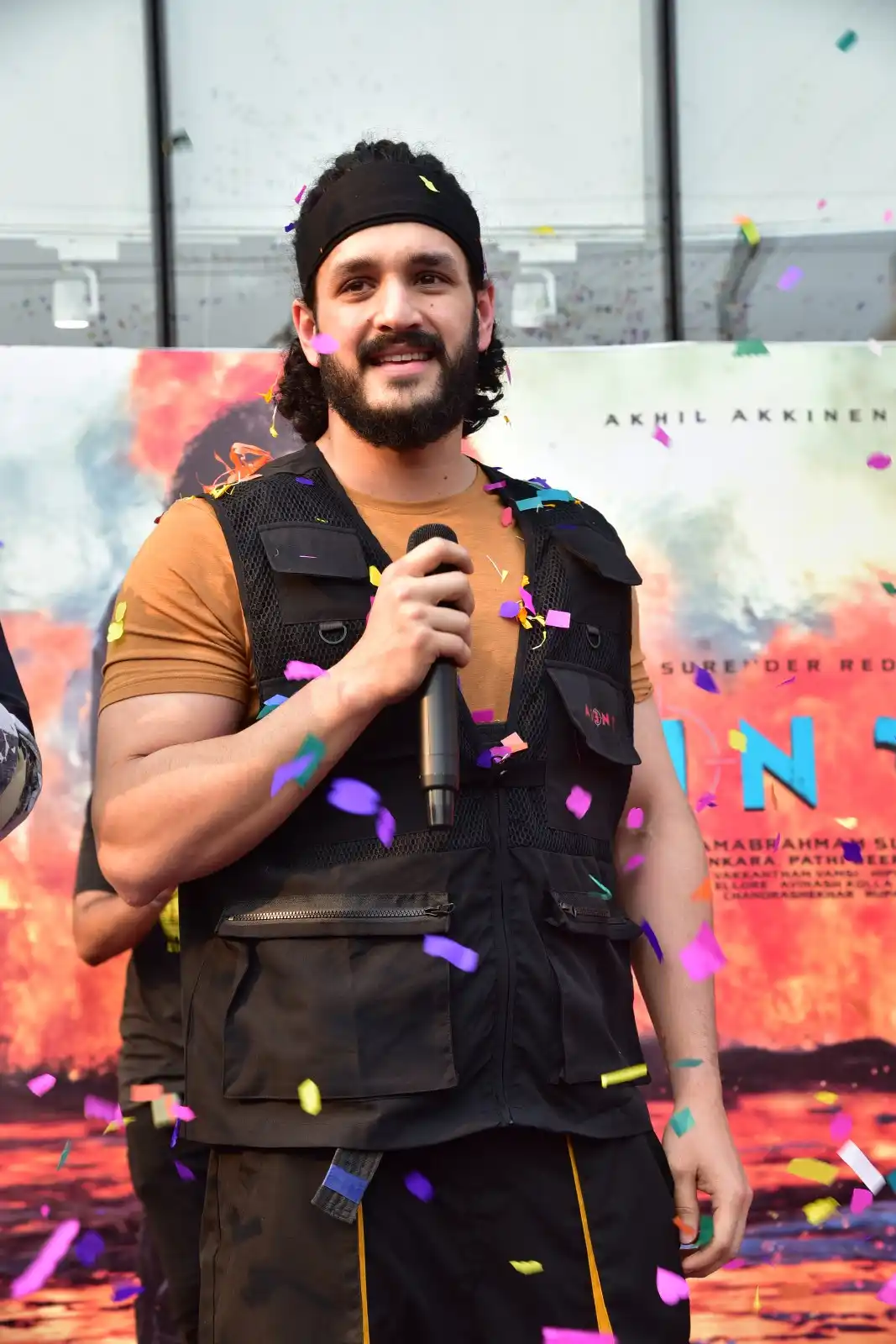 Agent movie Promotions at Vijayawada