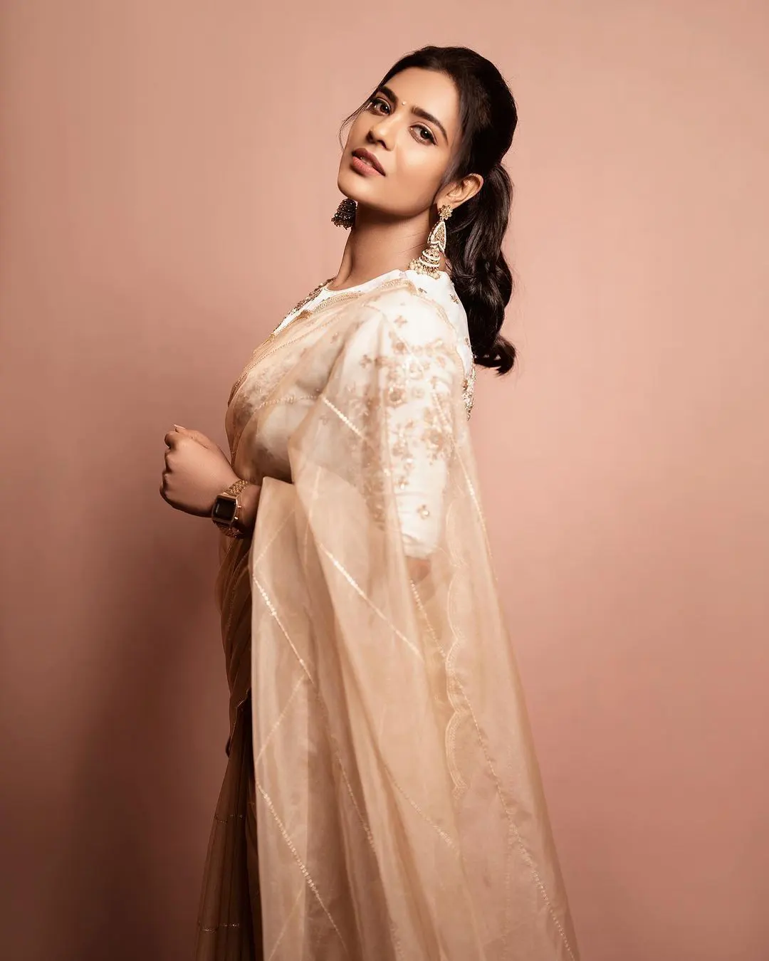 Aishwarya Rajesh Shines in Saree at an Award Function