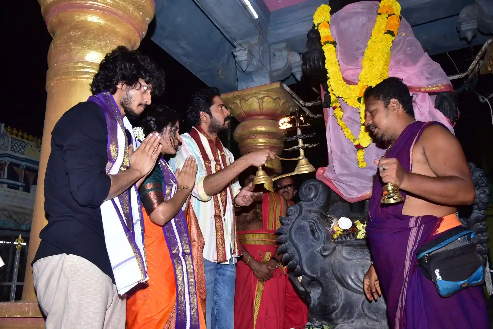 Allari Naresh Ugram movie team promotions at godavari