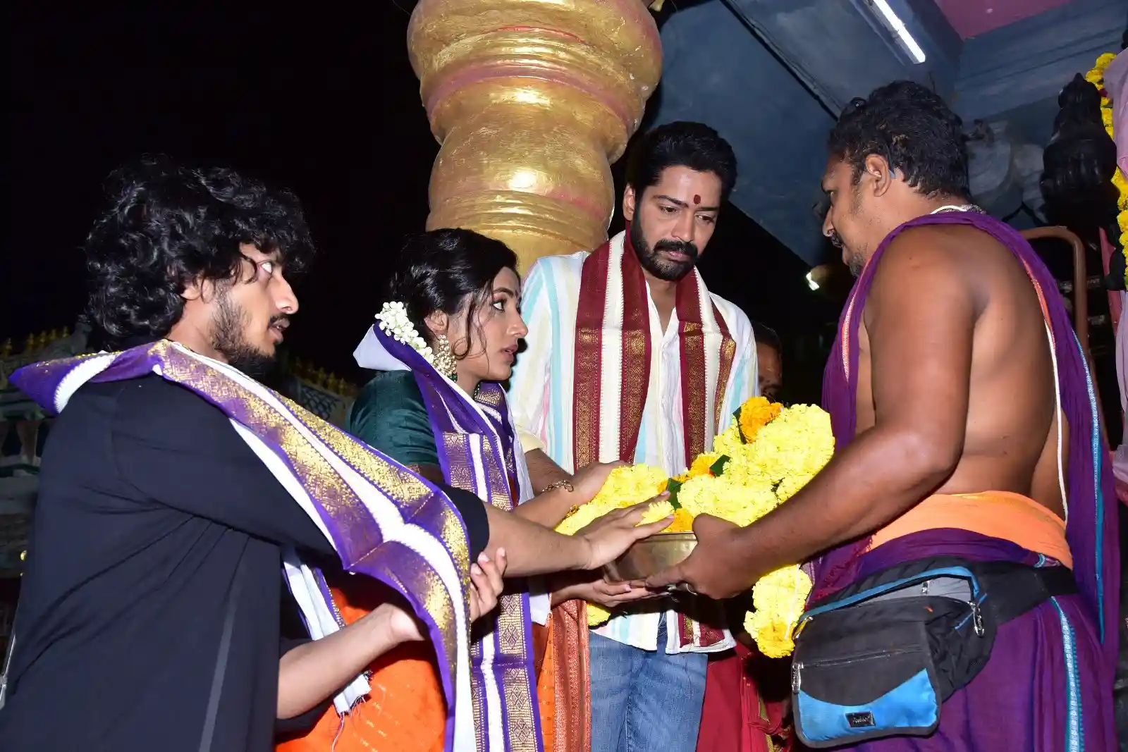 Allari Naresh Ugram movie team promotions at godavari