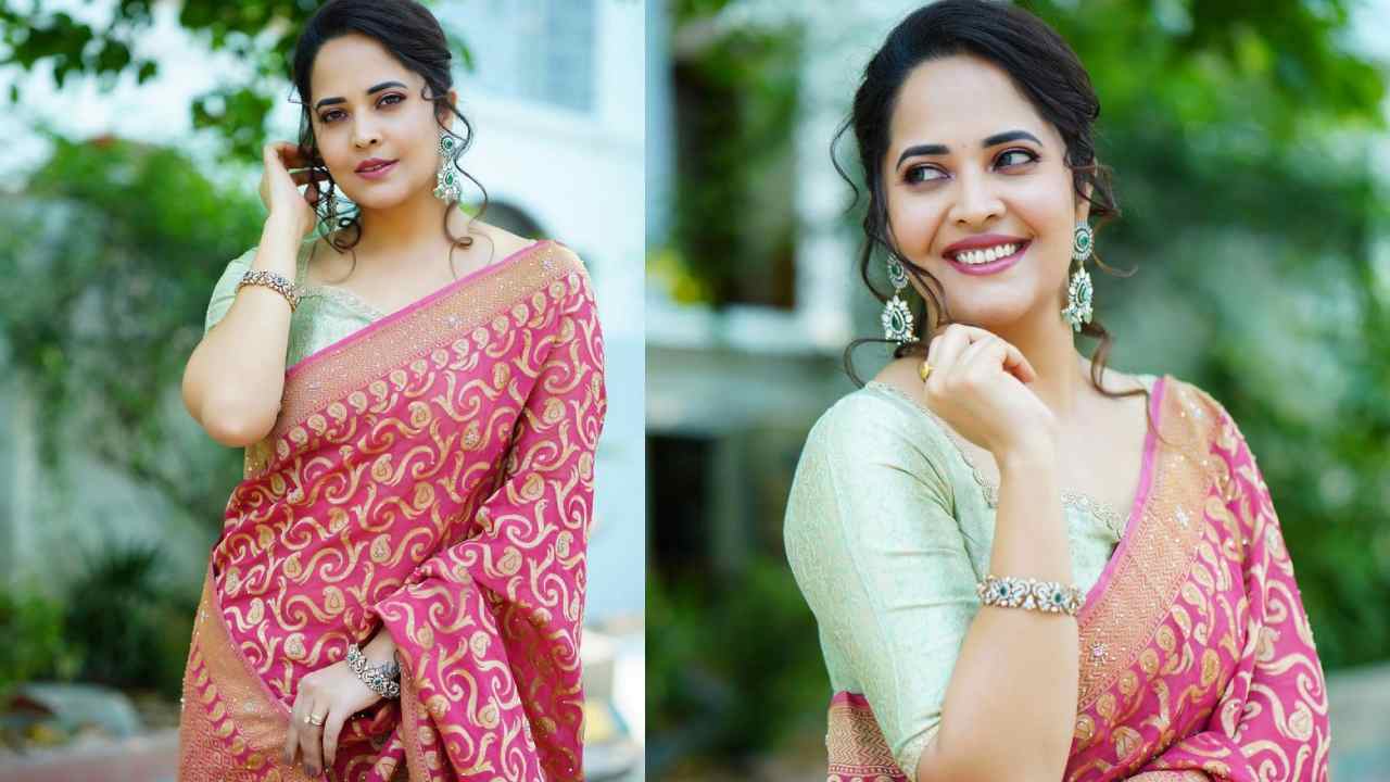 Anasuya: చీరకట్టులో హొయలు పోతున్న అనసూయ.. అందాలను చూసి ఫిదా అవుతున్న ఫ్యాన్స్!