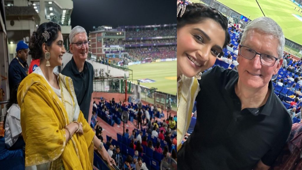 Apple CEO Tim Cook Watches IPL