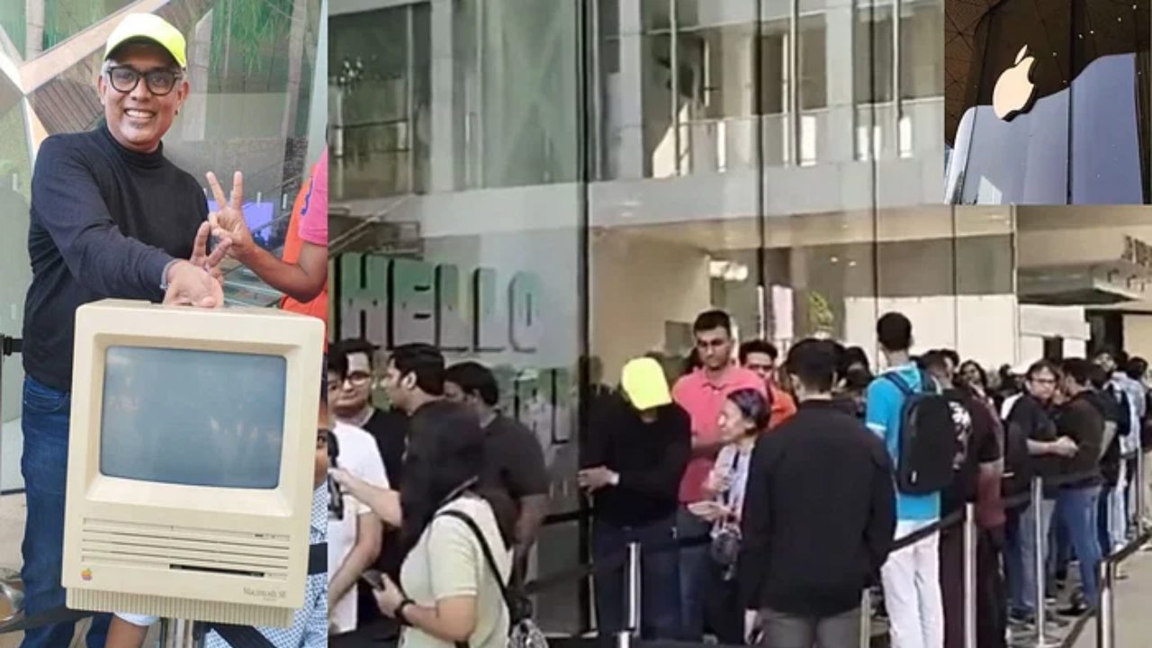 Apple Fan Brings 1984 Computer To Mumbai Store's Grand Opening