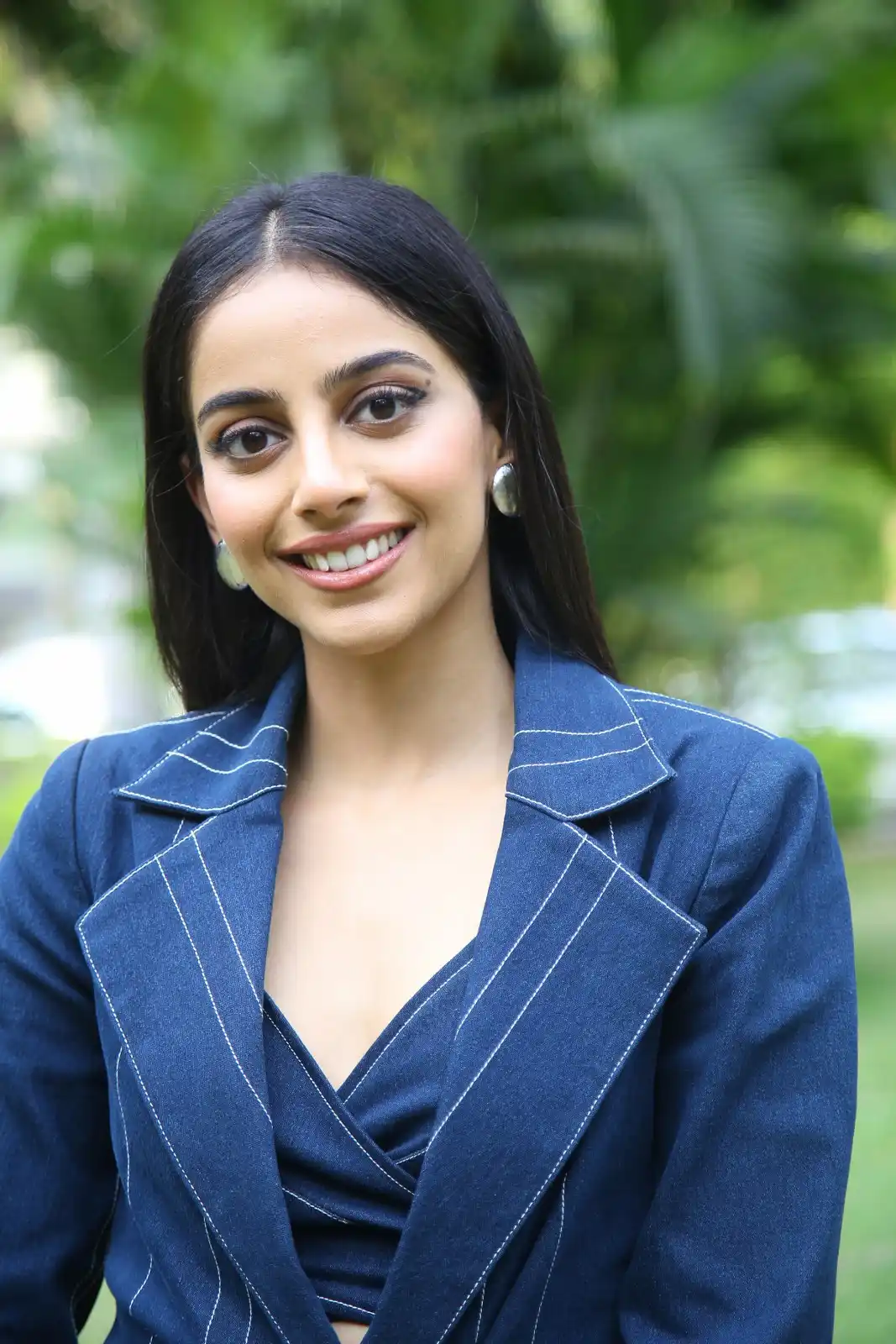 Banita Sandhu Stylish Looks in Mother Teresa & Me Movie Press Meet