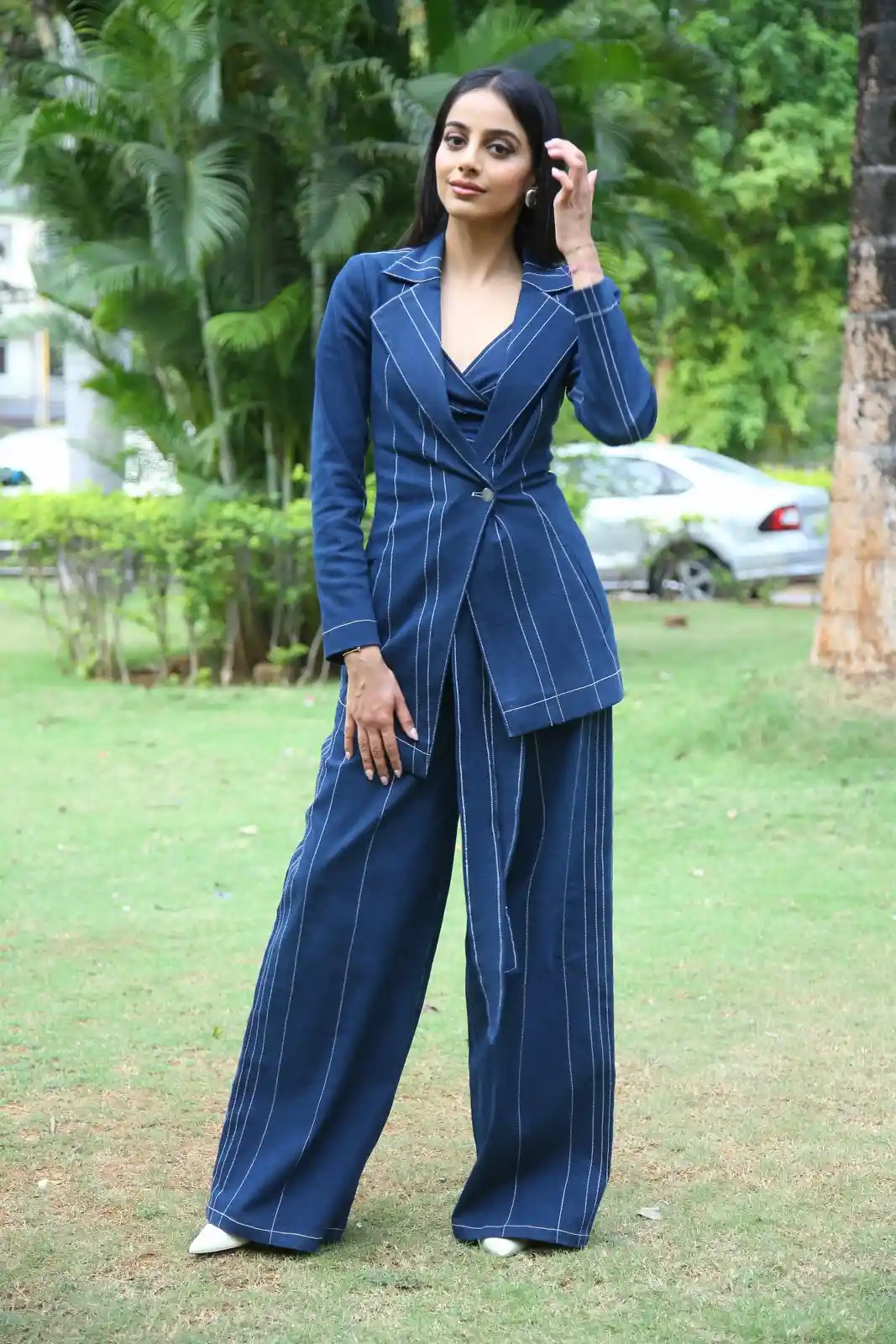 Banita Sandhu Stylish Looks in Mother Teresa & Me Movie Press Meet