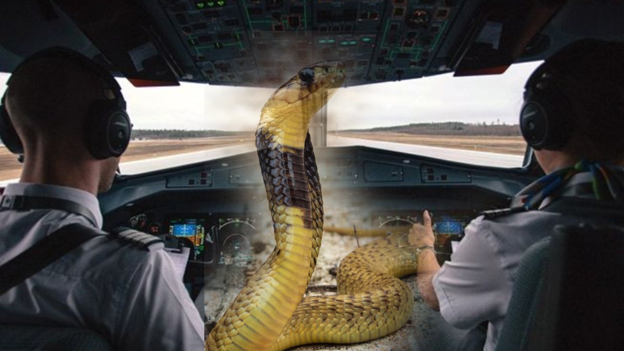 Cobra Under Pilot Seat: పైలట్ సీటు కింద కింగ్కోబ్రా .. విమానం ఎమర్జెన్సీ ల్యాండింగ్ తరువాత షాక్ ఇచ్చిన కోబ్రా Cobra Under Pilot Seat: పైలట్ సీటు కింద కింగ్కోబ్రా .. విమానం ఎమర్జెన్సీ ల్యాండింగ్ తరువాత షాక్ ఇచ్చిన కోబ్రా