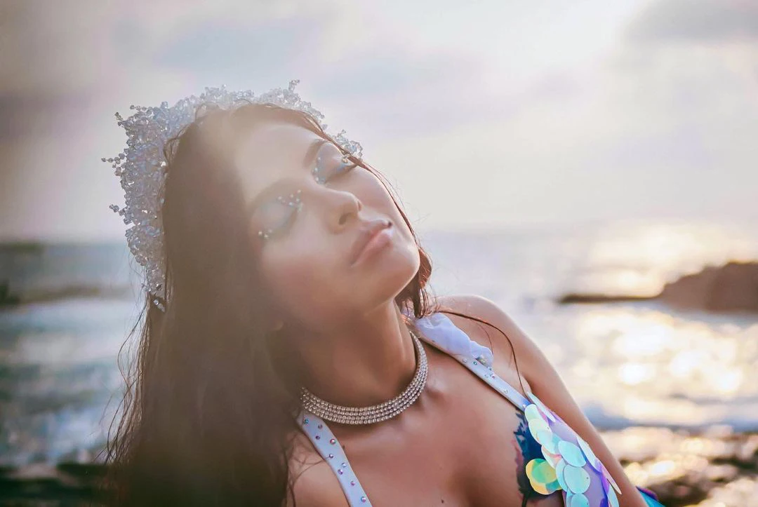 Divi Vadthya photoshoot in mermaid looks