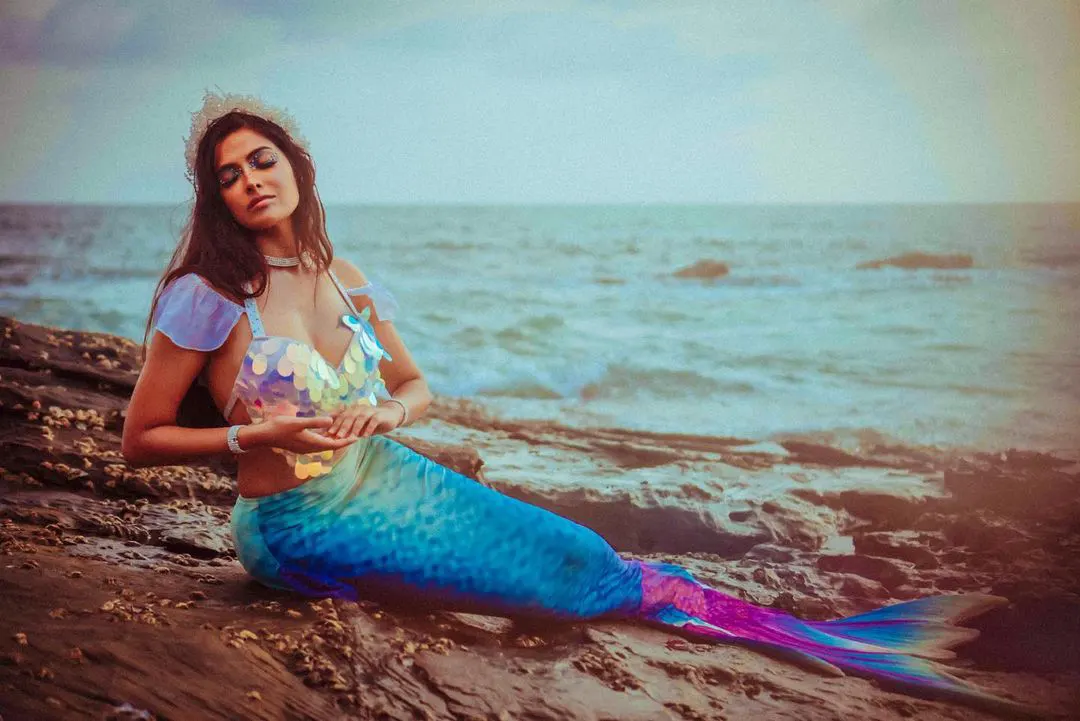 Divi Vadthya photoshoot in mermaid looks