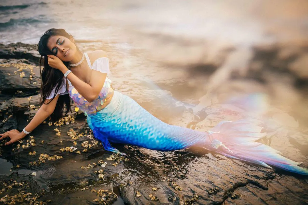 Divi Vadthya photoshoot in mermaid looks