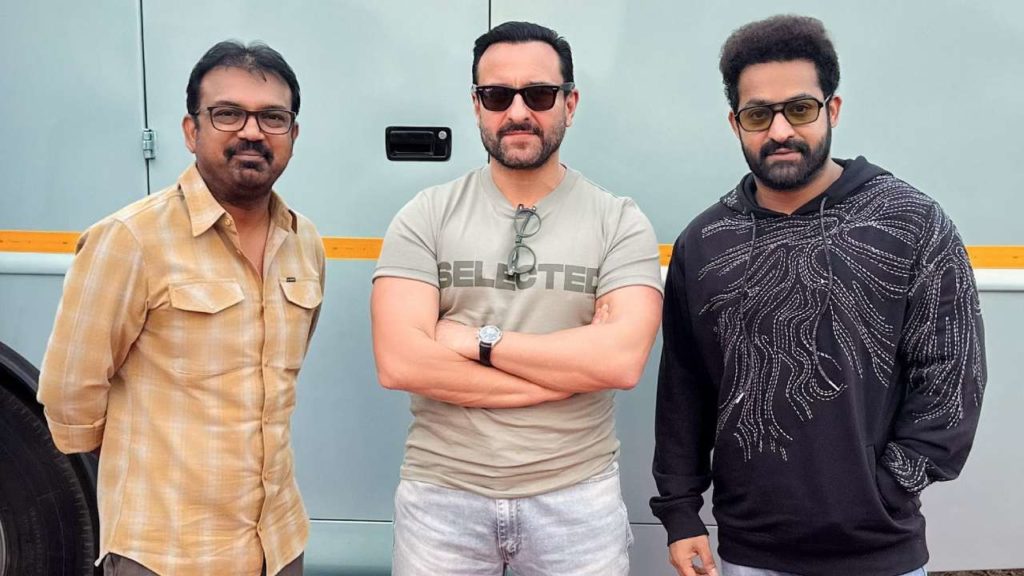 NTR 30 Movie Unit announced officially Saif Alikhan joined in Shoot
