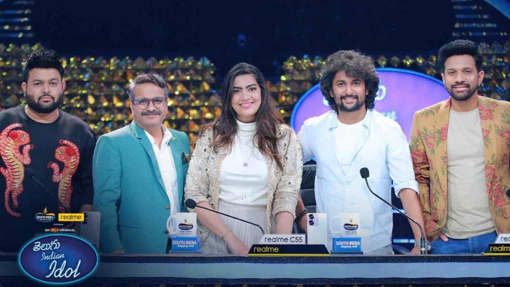 Nani came as Guest into Aha Telugu Indian Idol for Dasara promotions