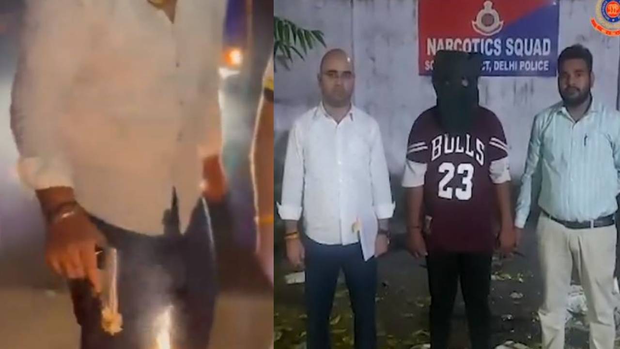 Delhi : వెరైటీ కోసం పాకులాడి గన్తో కేక్ కట్ చేశాడు.. ఆ తరువాత పోలీసులకి చిక్కి… Delhi : వెరైటీ కోసం పాకులాడి గన్తో కేక్ కట్ చేశాడు.. ఆ తరువాత పోలీసులకి చిక్కి…