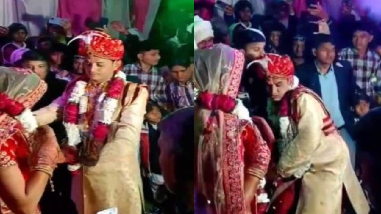 Marriage prank video : స్నేహితుల ప్రాంక్తో పరేషాన్ అయిన కొత్త జంట.. వీడియో వైరల్ Marriage prank video : స్నేహితుల ప్రాంక్తో పరేషాన్ అయిన కొత్త జంట.. వీడియో వైరల్