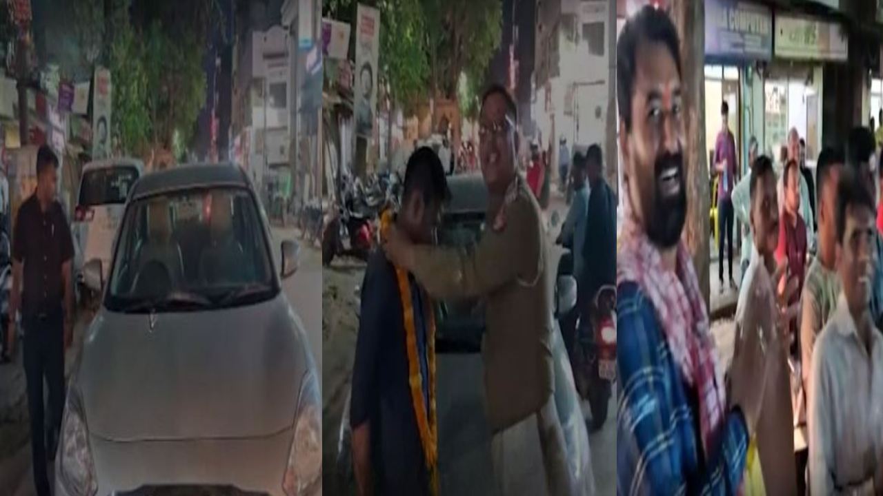 Varanasi Police : ‘నో పార్క్ జోన్’లో కారు నిలిపిన వ్యక్తికి దండేసి మరీ ఫైన్ కట్టించిన పోలీస్ Varanasi Police : ‘నో పార్క్ జోన్’లో కారు నిలిపిన వ్యక్తికి దండేసి మరీ ఫైన్ కట్టించిన పోలీస్