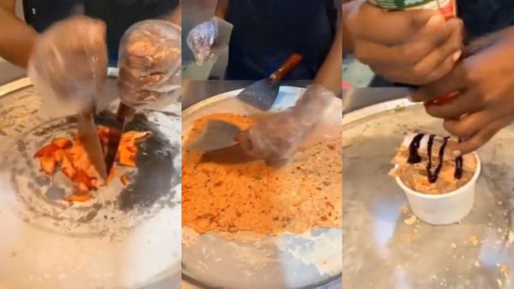 Tandoori chicken ice cream