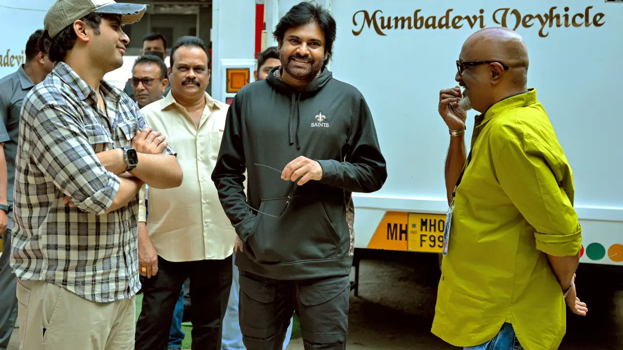 Pawan kalyan entry at They Call Him OG Movie set
