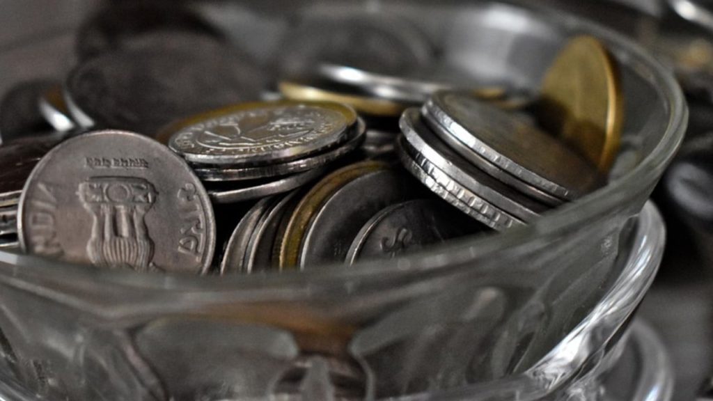 One Rupee coins