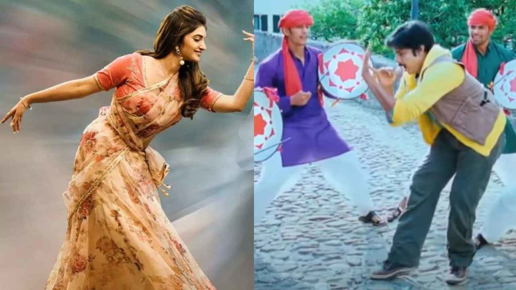 Pawan Kalyan and Sreeleela mass dance number in Ustaad Bhagat Singh
