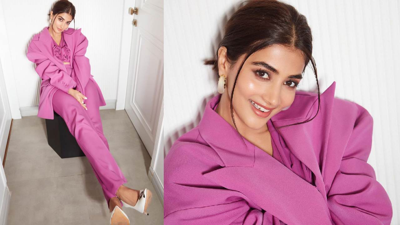 Pooja Hegde : పింక్ డ్రెస్‌లో పూజా హెగ్డే మెస్మరైజింగ్ లుక్స్..