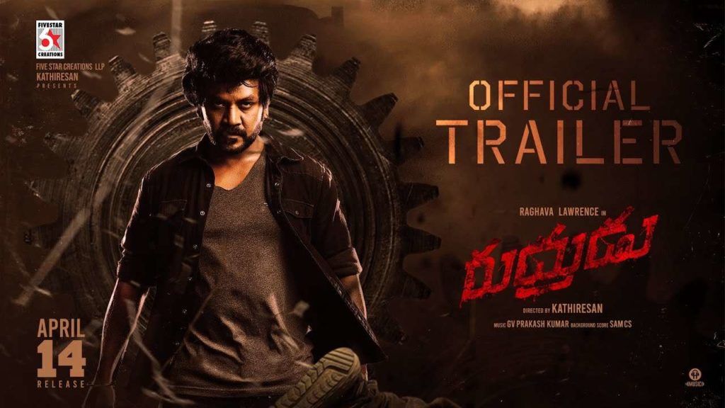 Raghava Lawrence Rudrudu movie trailer release