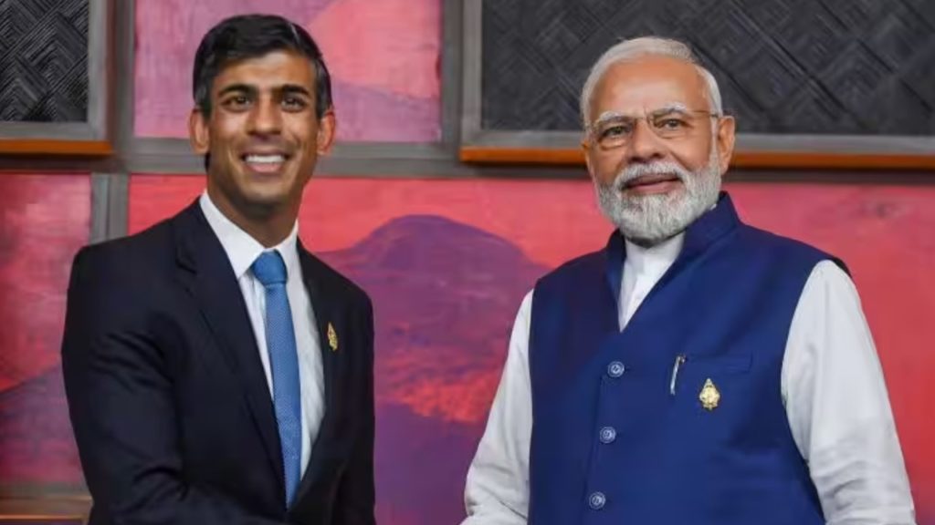 Rishi Sunak, Narendra modi