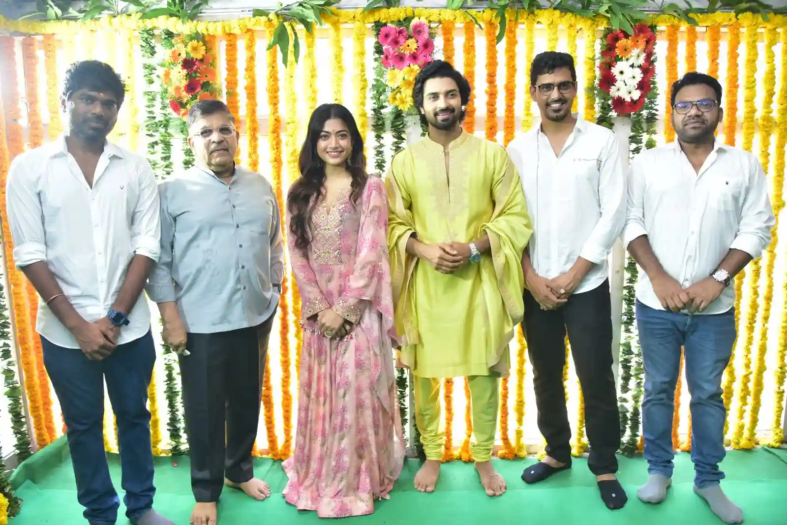 Rashmika Mandanna Rainbow Movie Opening Ceremony
