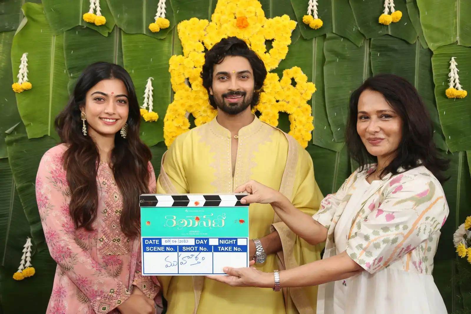 Rashmika Mandanna Rainbow Movie Opening Ceremony
