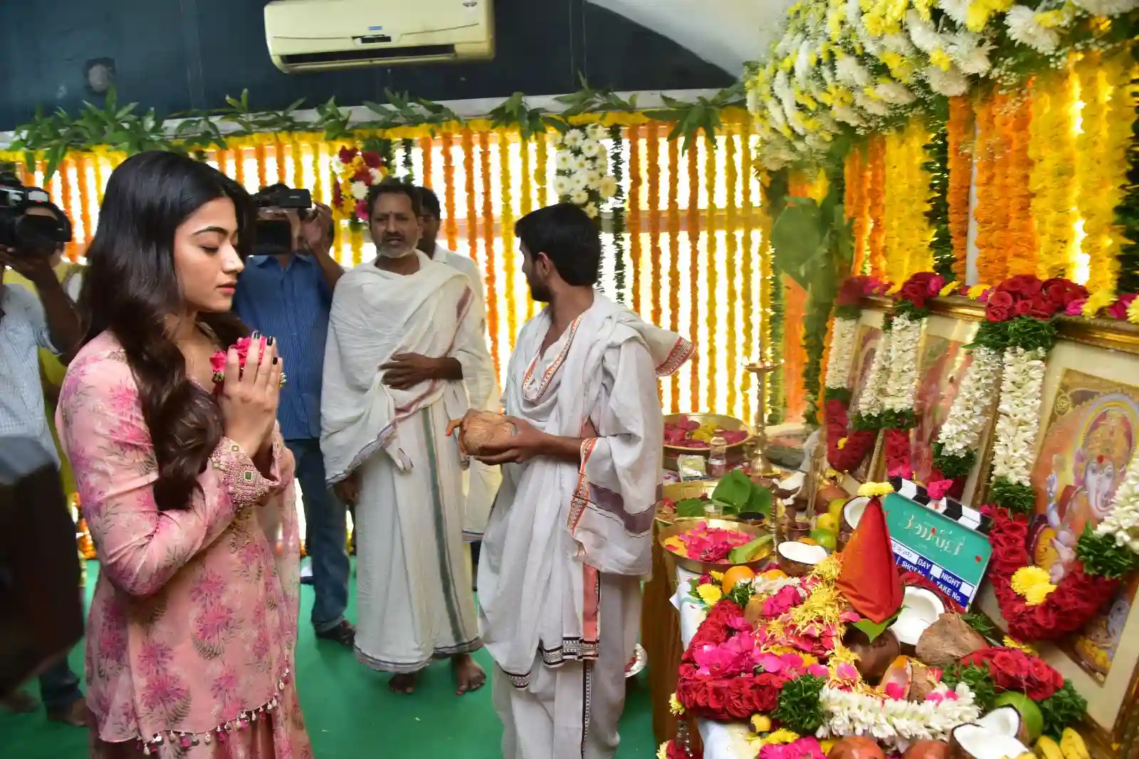 Rashmika Mandanna Rainbow Movie Opening Ceremony
