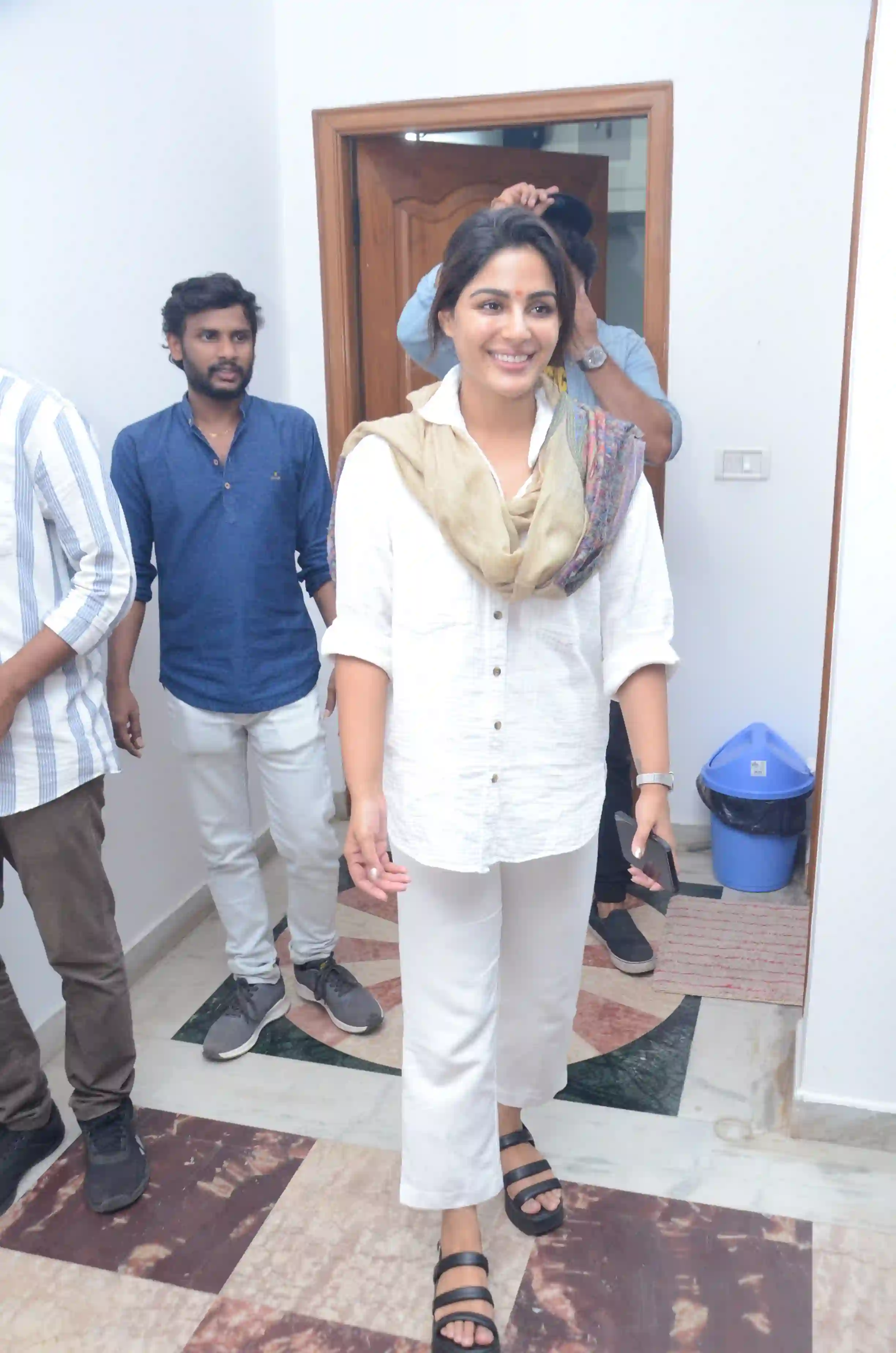 Sai Dharam Tej Samyuktha Menon Virupaksha success celebrations photos