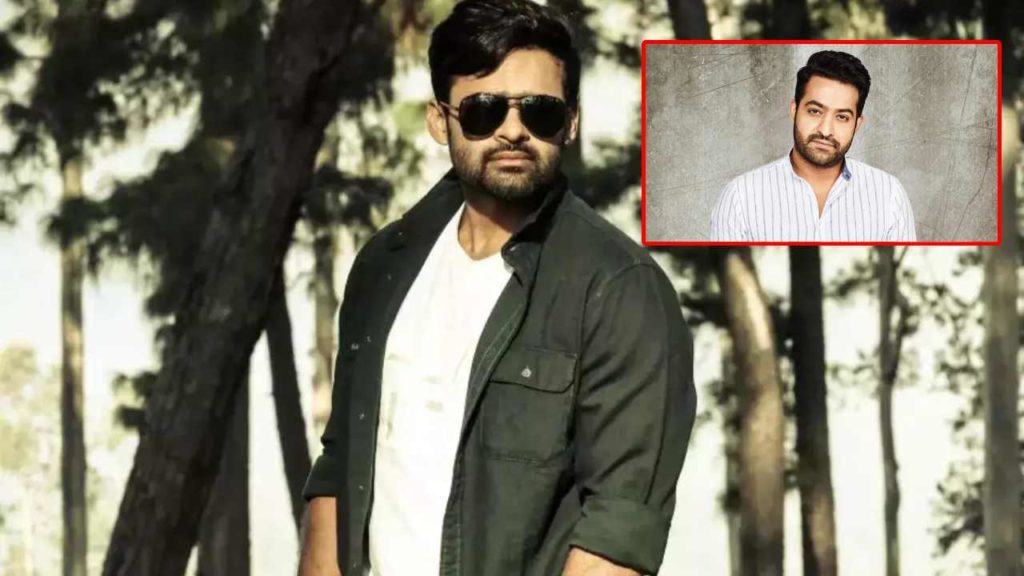 Sai Dharam Tej about ntr at Virupaksha promotions