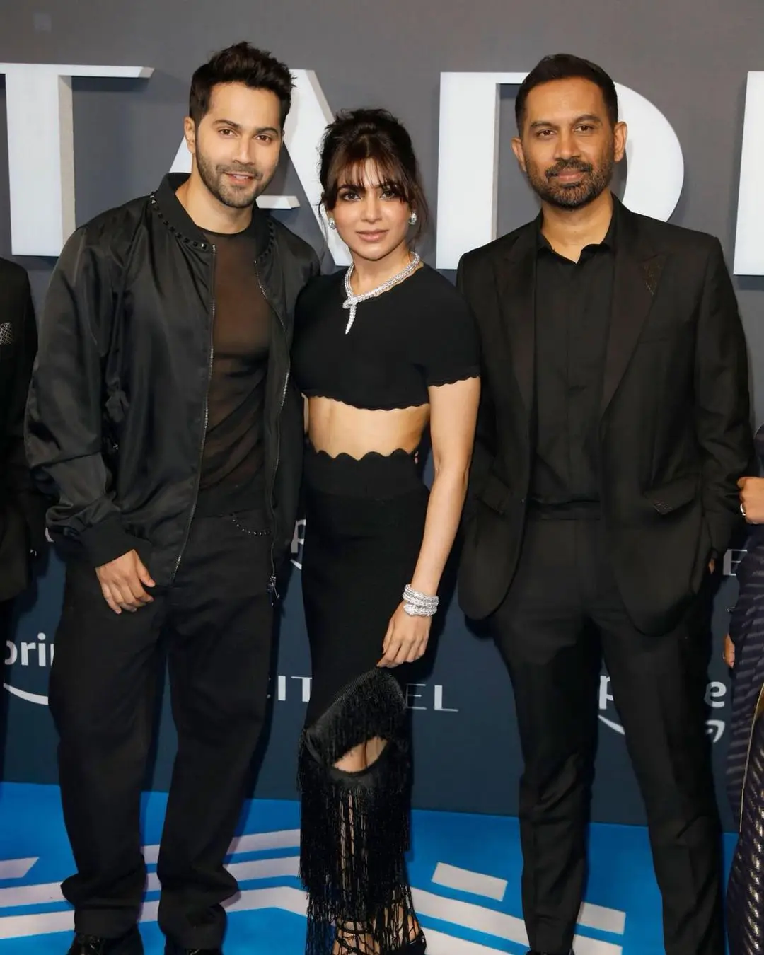 Samantha New Look in Black Dress at Citadel Premiere