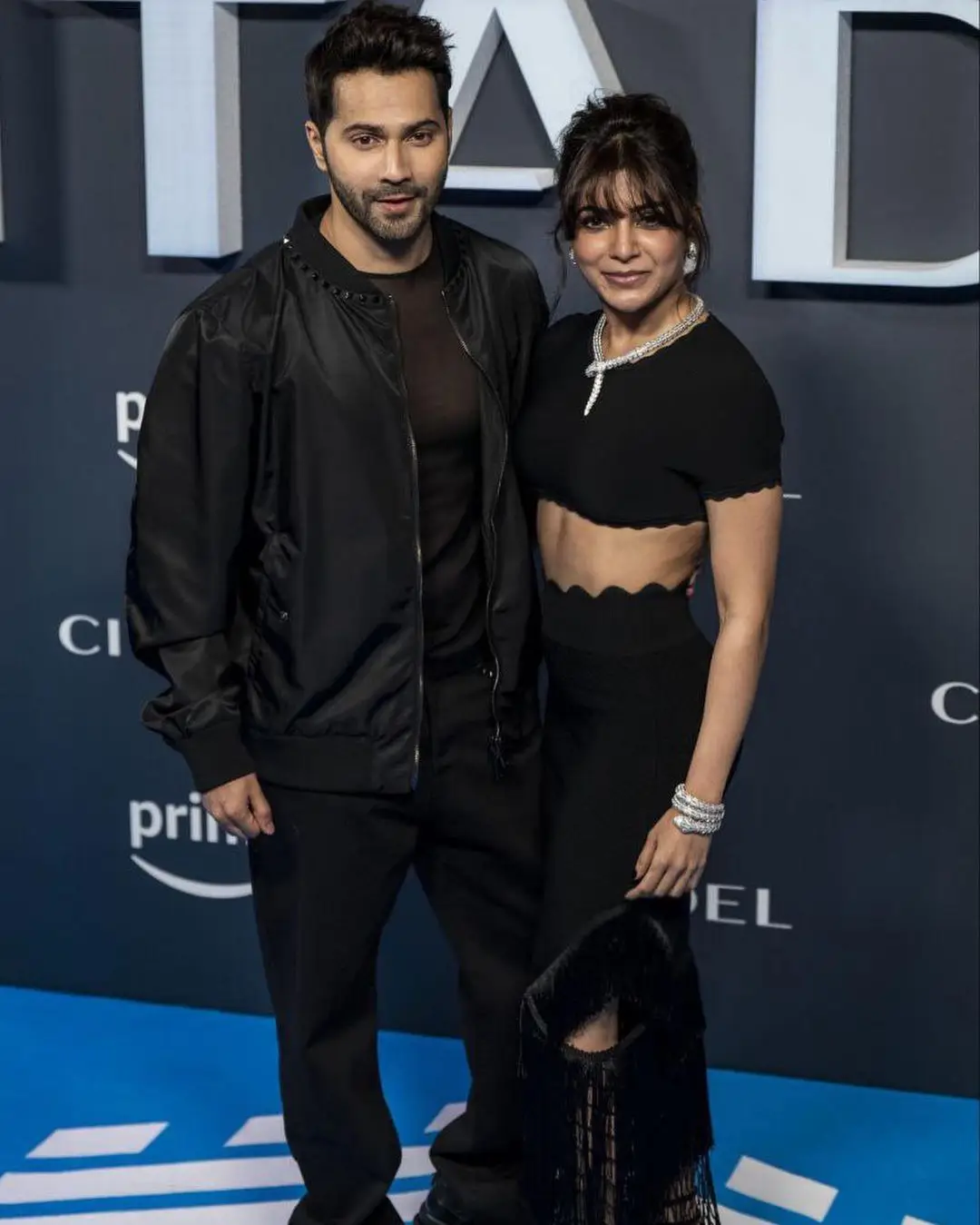 Samantha New Look in Black Dress at Citadel Premiere