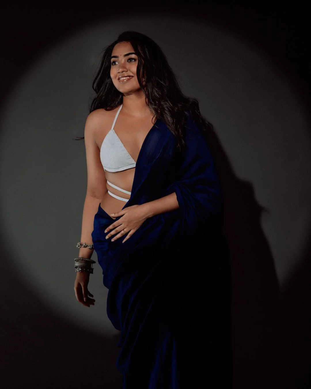 Shivathmika Rajashekar Stunning looks in Saree