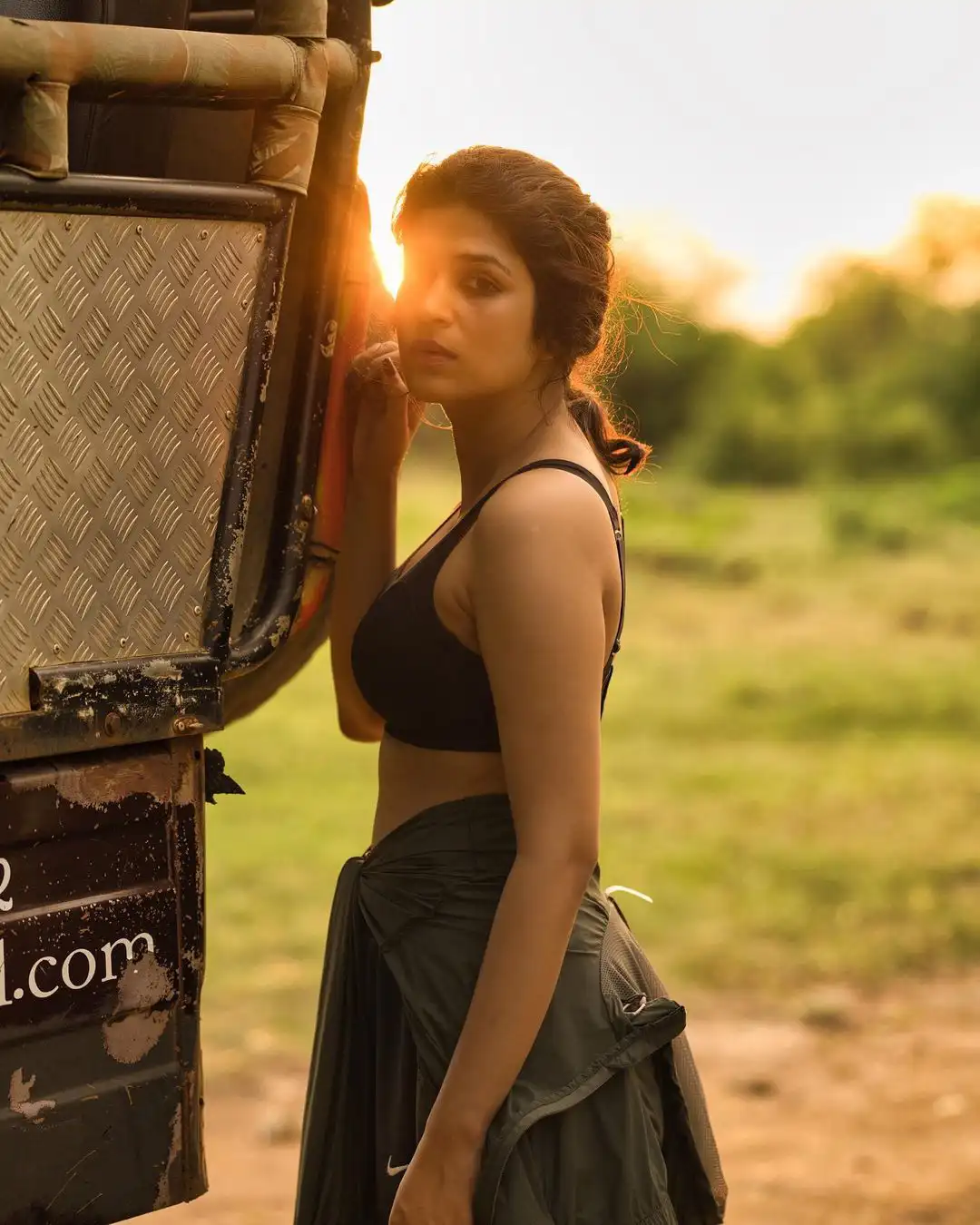 Shraddha Das Wild Photos in Sri Lanka Forests