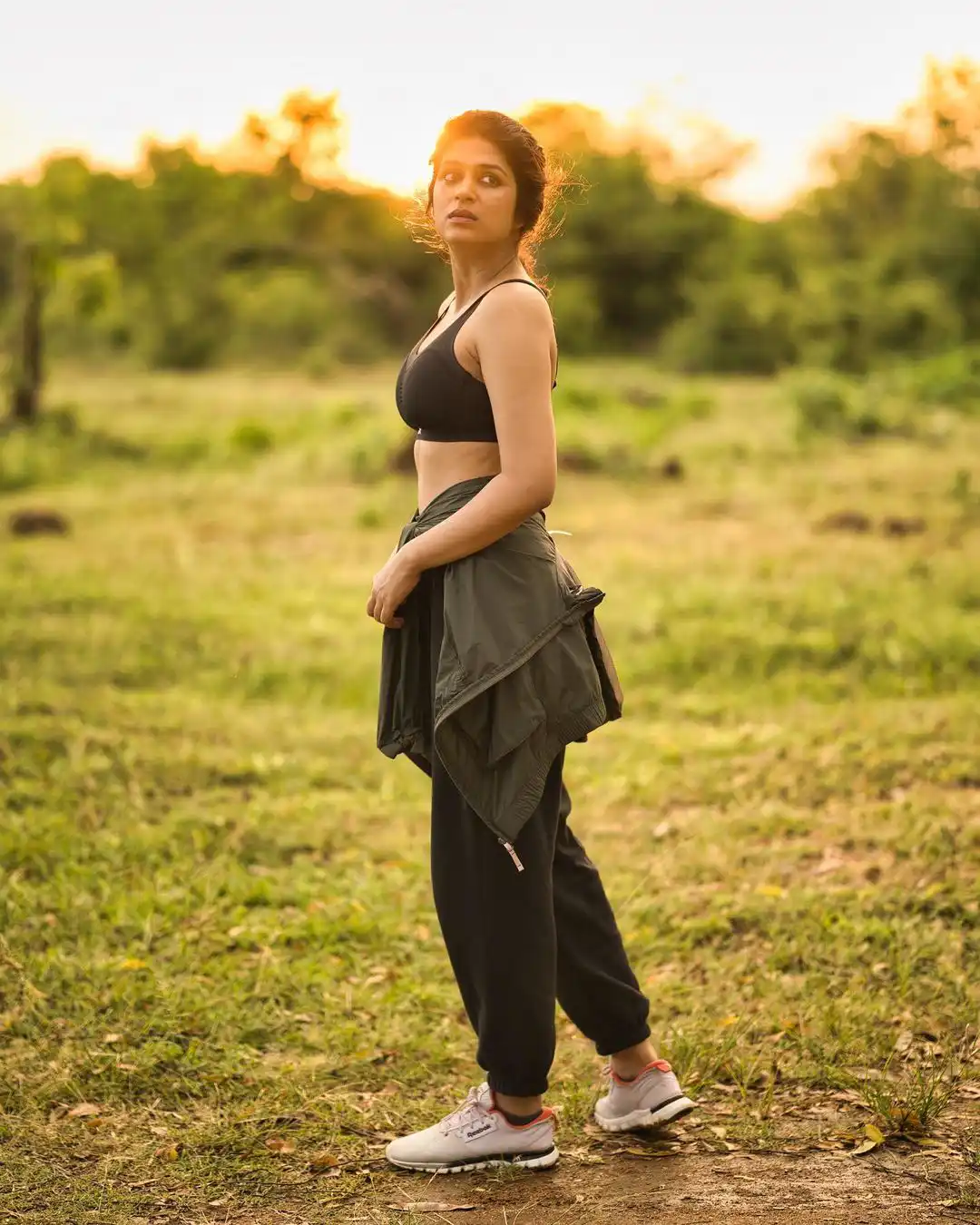 Shraddha Das Wild Photos in Sri Lanka Forests