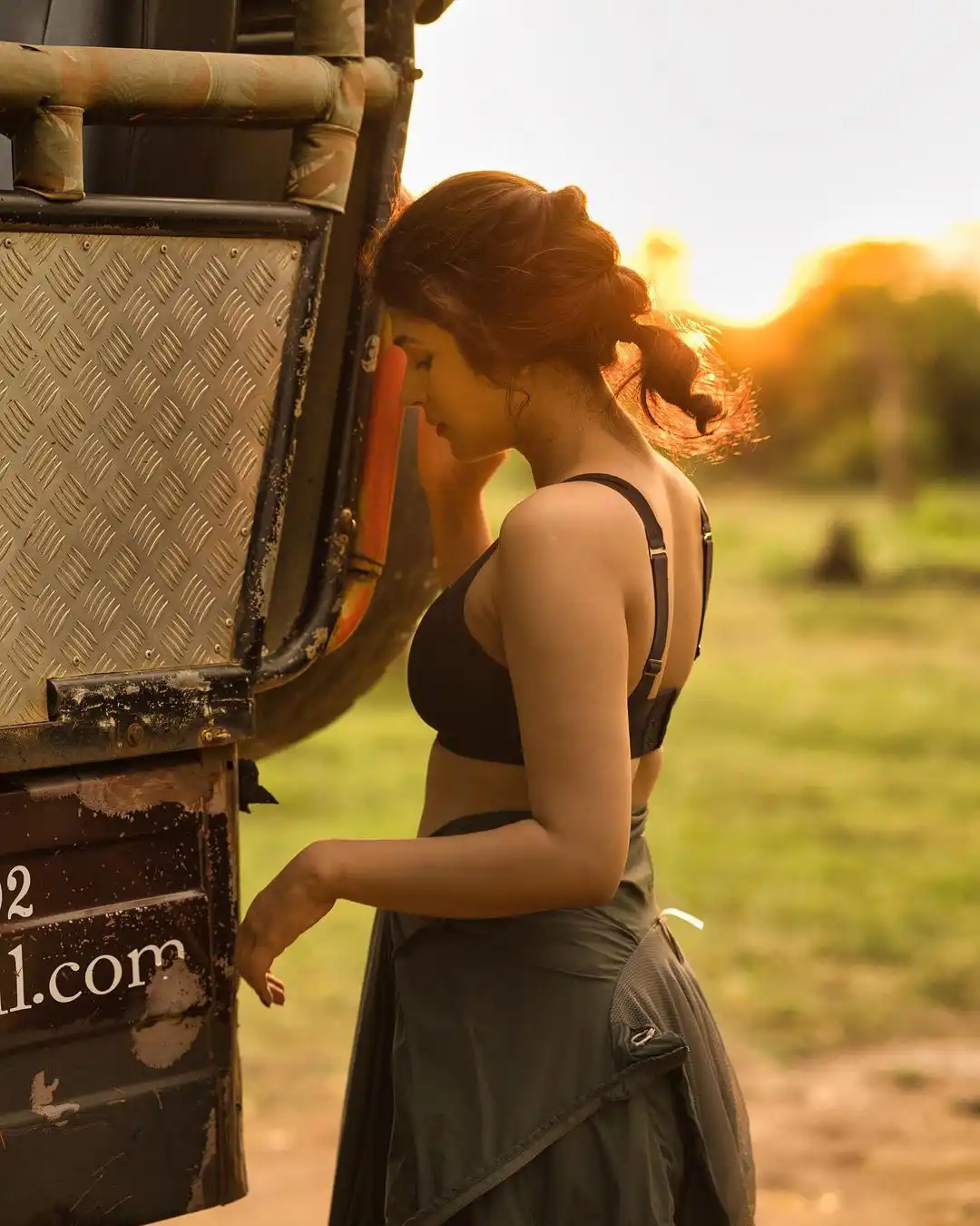 Shraddha Das Wild Photos in Sri Lanka Forests