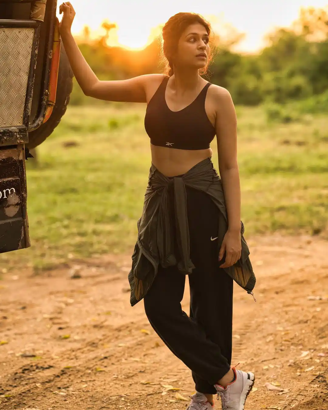 Shraddha Das Wild Photos in Sri Lanka Forests