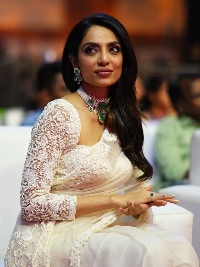 Sobhita Dhulipala Shining in White Saree at PS 2 Promotions