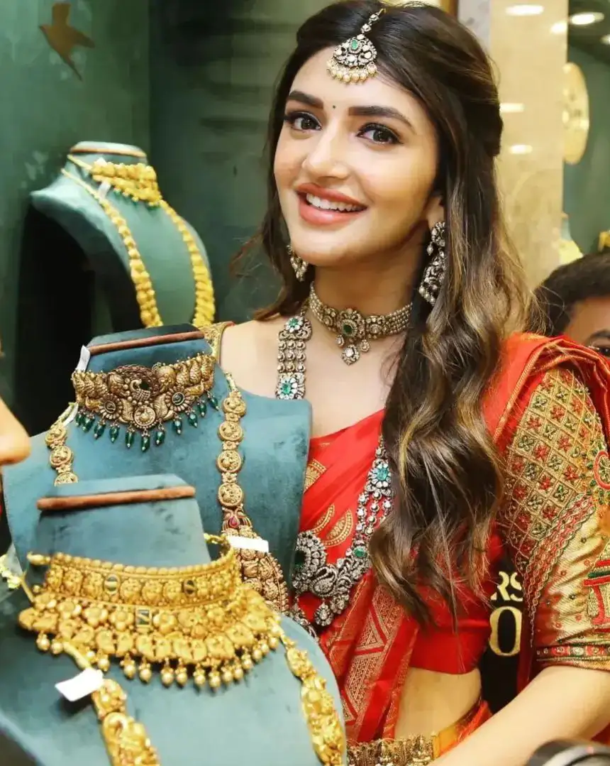 Sreeleela Participated in Jewellery shop opening in Hyderabad