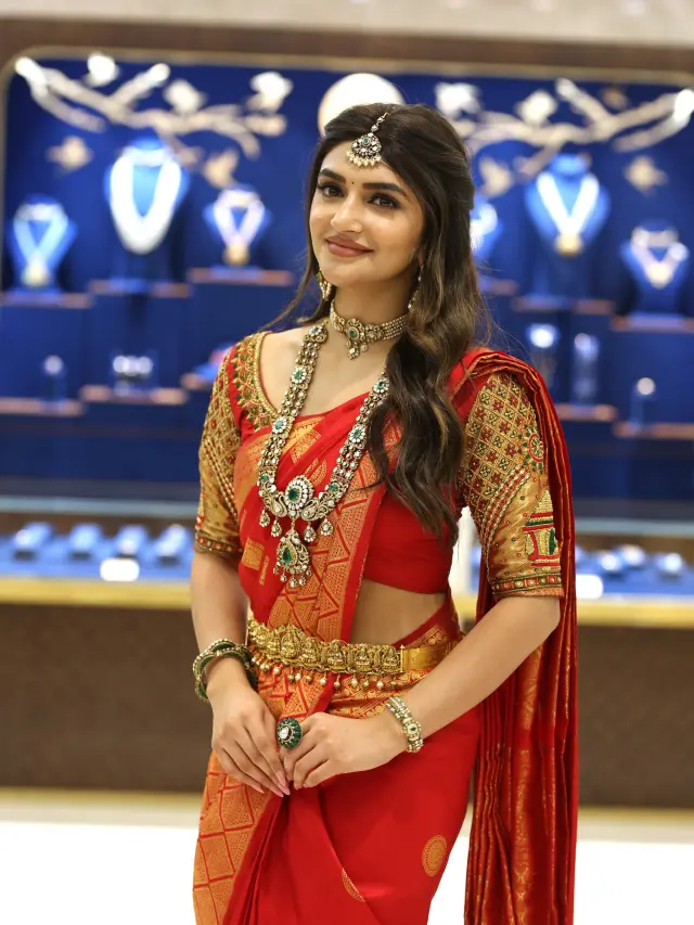Sreeleela Participated in Jewellery shop opening in Hyderabad