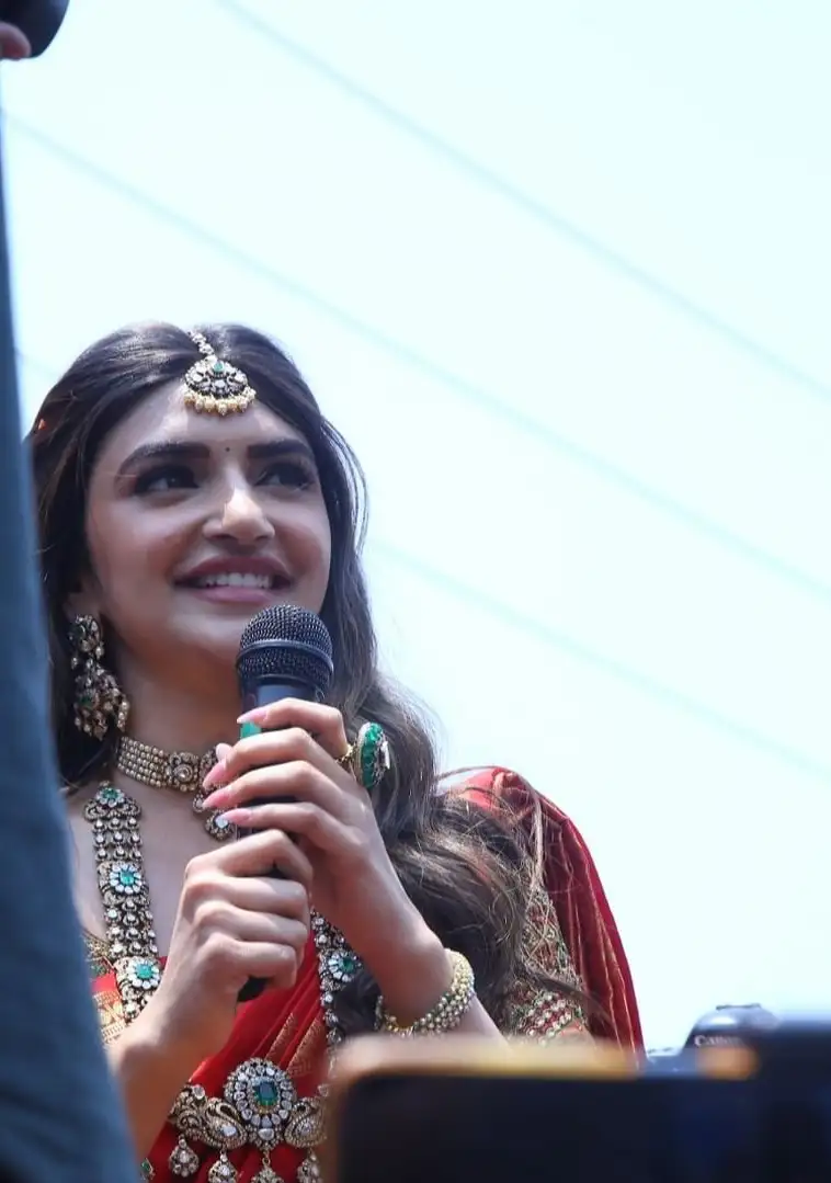 Sreeleela Participated in Jewellery shop opening in Hyderabad
