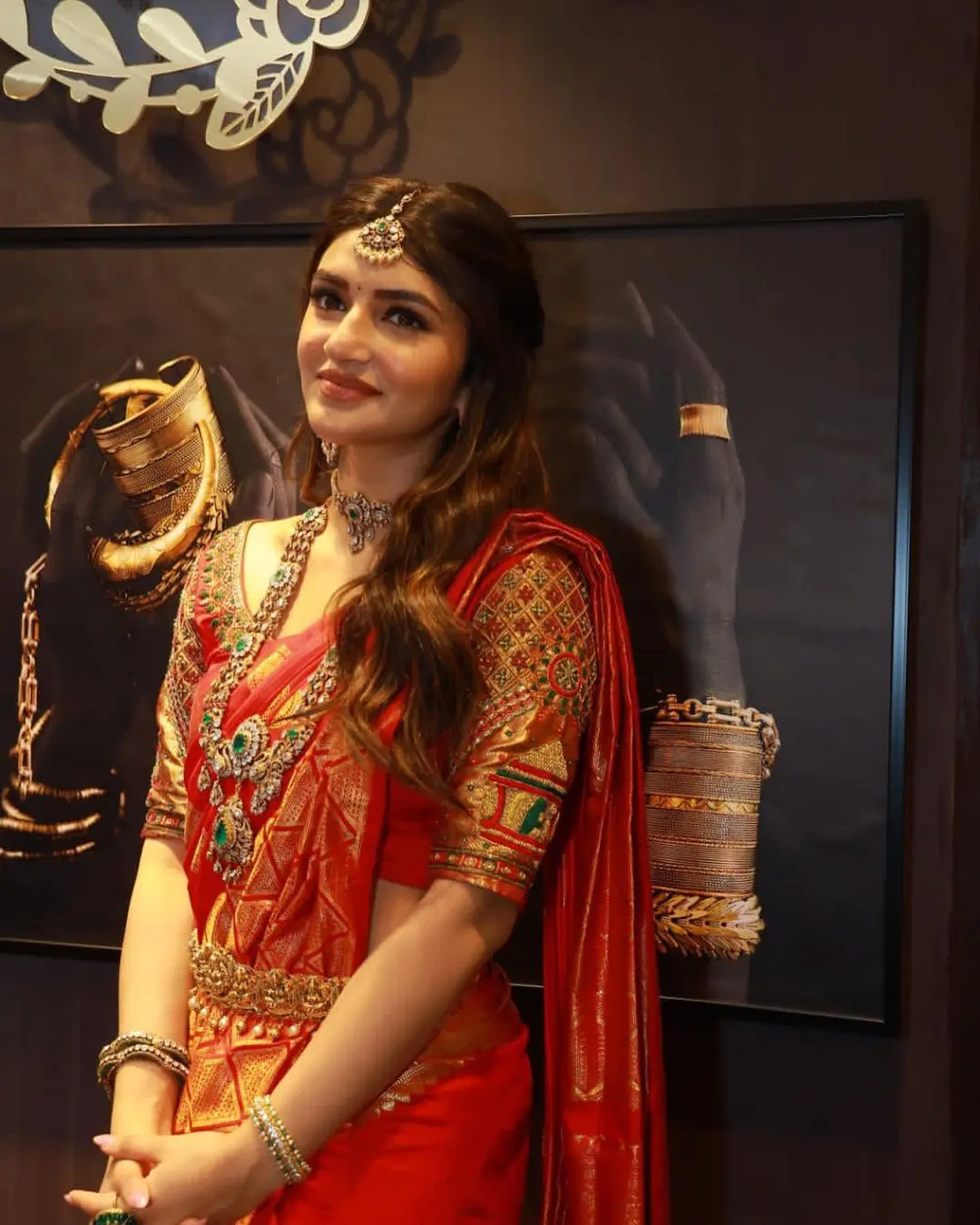 Sreeleela Participated in Jewellery shop opening in Hyderabad