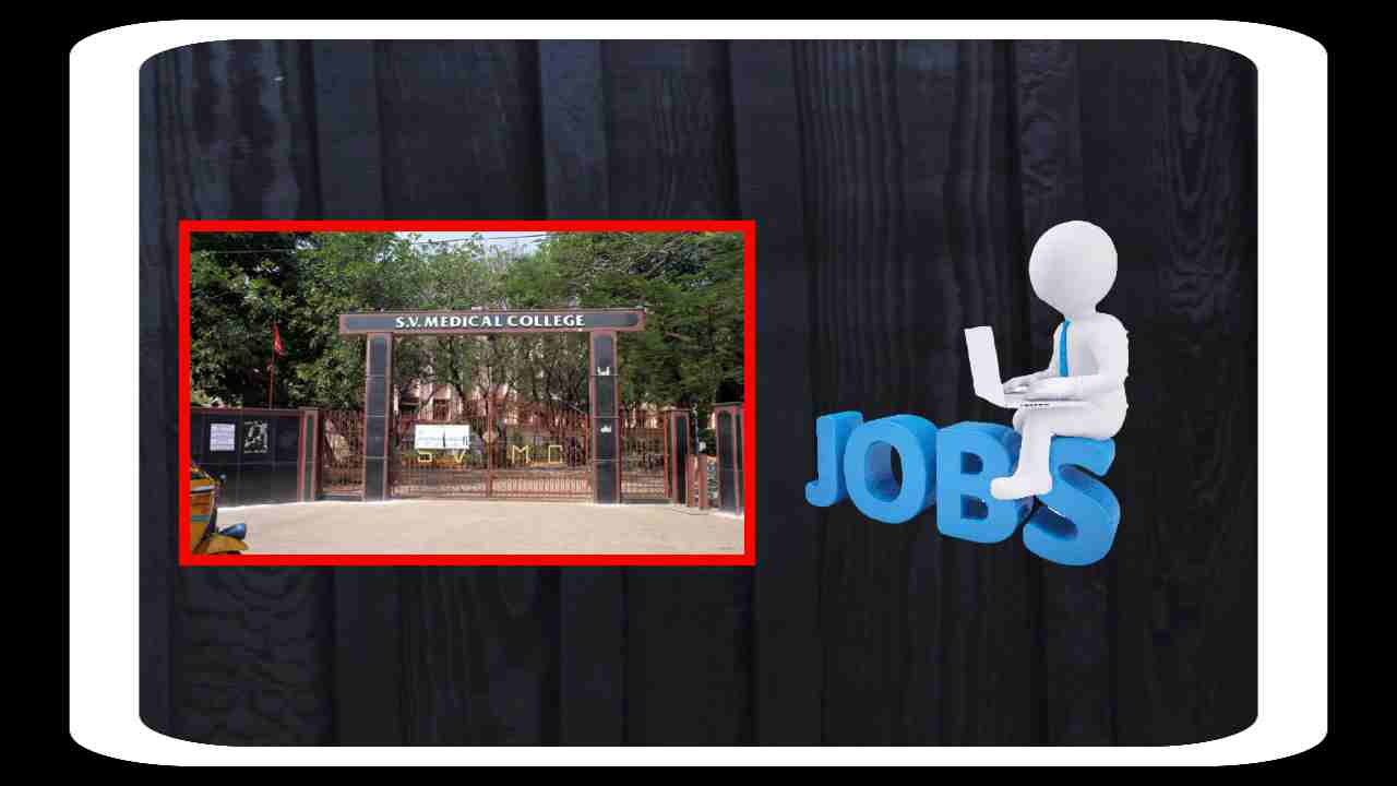 SVIMS Recruitment : తిరుపతిలోని శ్రీ వెంకటేశ్వర ఇన్స్టిట్యూట్ ఆఫ్ మెడికల్ సైన్సెస్లో పోస్టుల భర్తీ SVIMS Recruitment : తిరుపతిలోని శ్రీ వెంకటేశ్వర ఇన్స్టిట్యూట్ ఆఫ్ మెడికల్ సైన్సెస్లో పోస్టుల భర్తీ