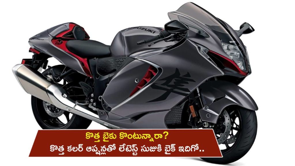 Suzuki Hayabusa now available with new colour options, Check Full Details
