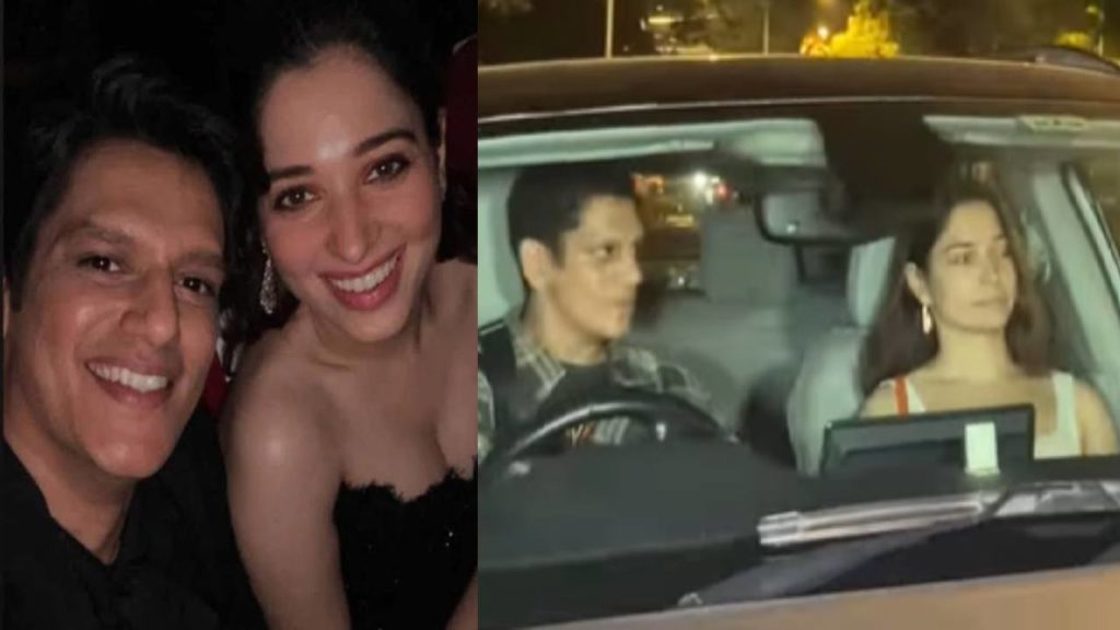 Tamannaah dinner night with her rumoured boy friend Vijay Varma