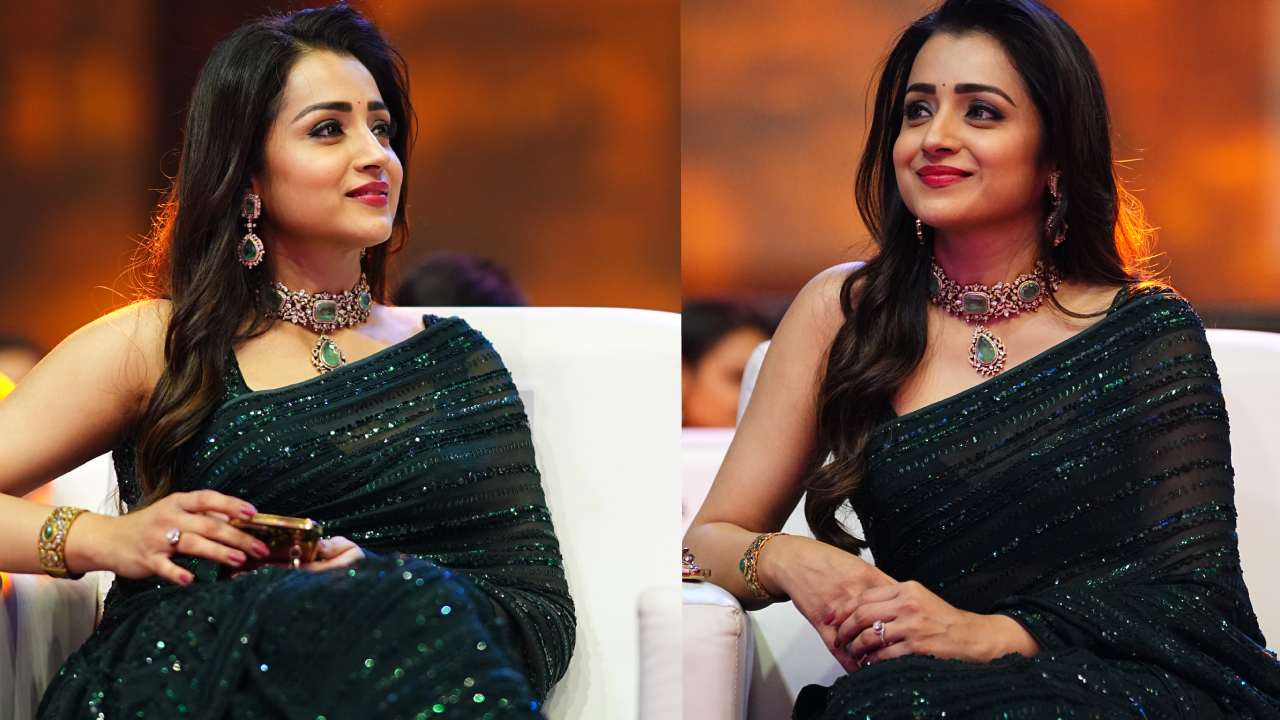 Trisha Krishnan : బ్లాక్ శారీలో మైమరిపిస్తున్న త్రిష..