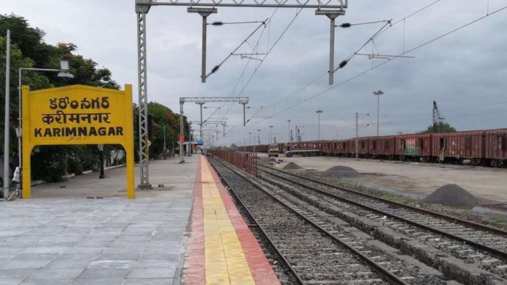 Central govt green signal for Karimnagar to Hasanparthy railway line