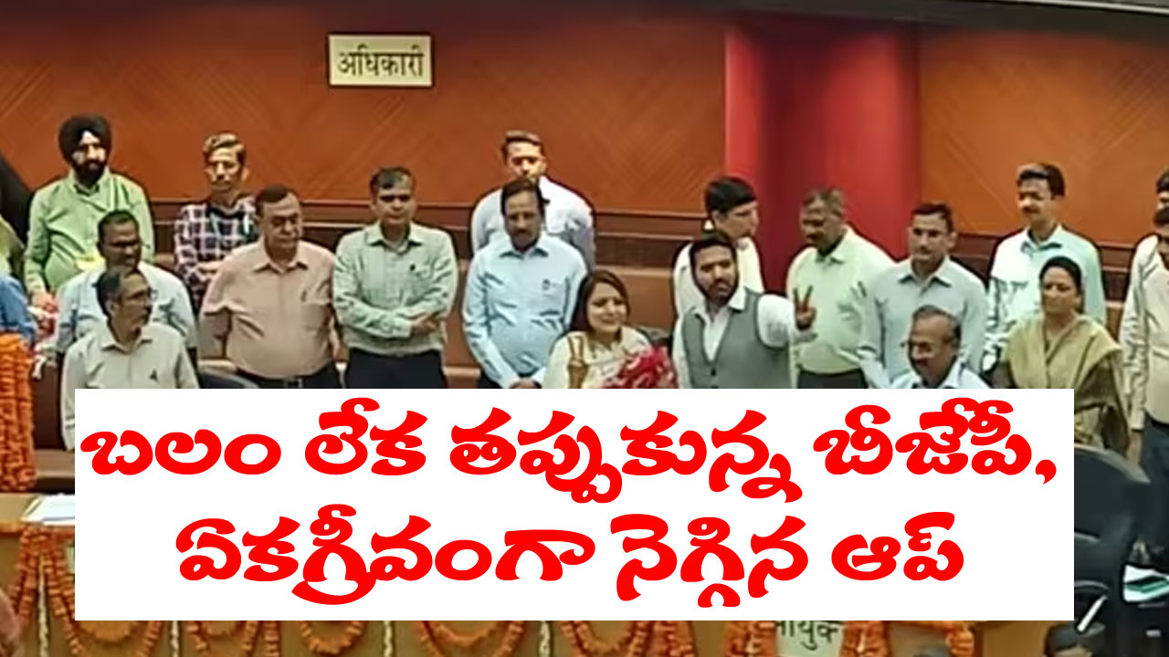 MCD Polls: ఢిల్లీ మేయర్ ఎన్నిక ఏకగ్రీవం.. బలం చాలక వెనక్కి తగ్గిన బీజేపీ MCD Polls: ఢిల్లీ మేయర్ ఎన్నిక ఏకగ్రీవం.. బలం చాలక వెనక్కి తగ్గిన బీజేపీ